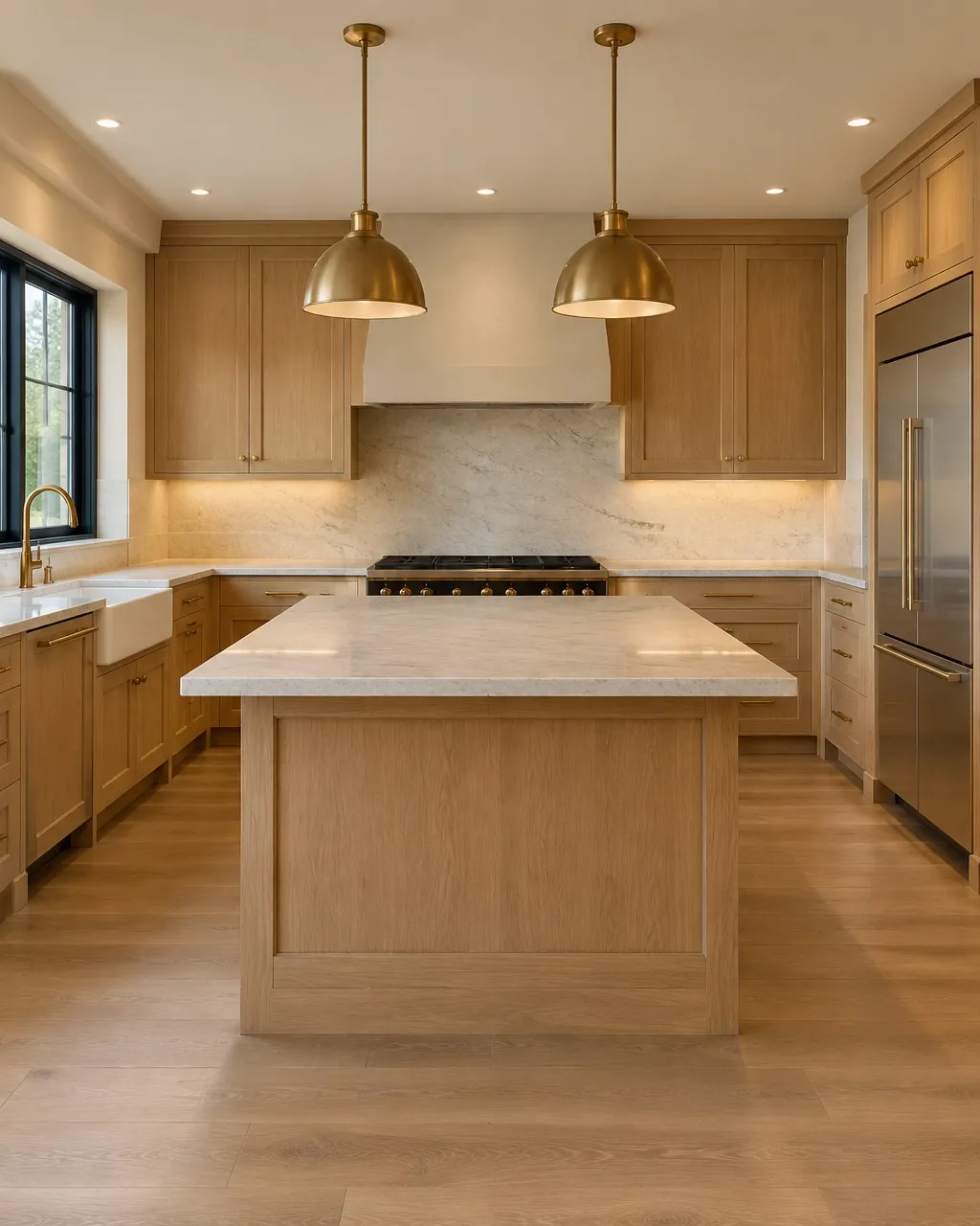 Generic kitchen after thoughtful renovation